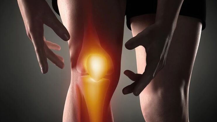 Pain in the knee joint